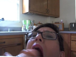 JustAmber 假阳具口交与 Dirtytalk