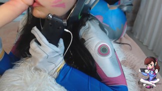 ASMR COSPLAY DVA 守望先锋口交如此火爆