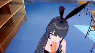 Bunny Mai 放学后吮吸和操你 POV