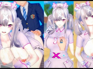 [无尽游戏 Koikatsu ！ ] 与 VTuber 发生性关系 大山雀 Sukoya Kana。 3DCG 色情动漫视频。
