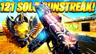 SOLO 121 GUNSTREAK 在 HARDCORE 统治！（黑色行动冷战高枪）