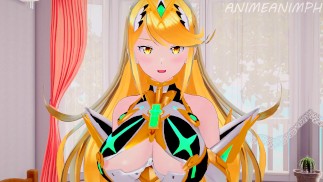 XENOBLADE CHRONICLES 2 MYTHRA HENTAI 3D 未经审查