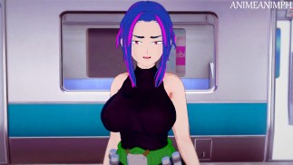 我的英雄学院 纳甘夫人 动漫 无尽 3D 未经审查