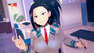 Momo Yaoyorozu 被 Deku 性交无尽中出的合辑 - MHA Anime Hentai SFM 3D