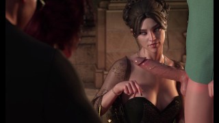 纳迪亚的宝藏 - 故事场景 #18 - 索菲亚的诱惑 - 3D游戏，高清色情，无尽