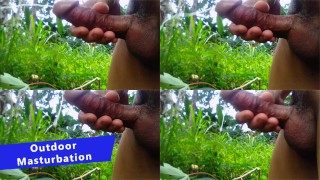 印度尼西亚迪克 - 户外手淫与花园里的许多蚊子作斗争