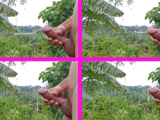 印尼迪克 - 在公共场合感觉角质和独奏手淫动作