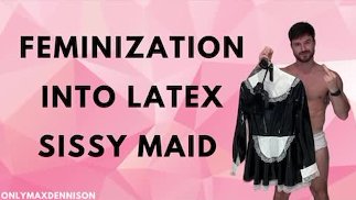 女性化成乳胶娘娘腔女仆