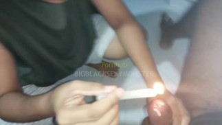 极端的鸡巴和球破坏，蜡烛蜡，发声是斯里兰卡唯一的极端馅饼惩罚。