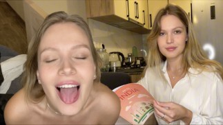 POV虚拟性爱。我性感的老师操了我，而不是为了考试而学习。