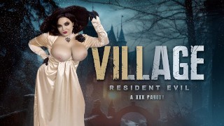 曲线玲珑的娜塔莎·尼斯 （LADY DIMITRESCU） 准备在 RESIDENT EVIL VILLAGE XXX 中教你一课