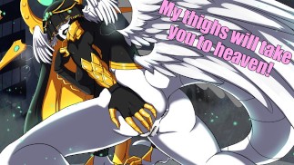 角质天使女孩骑着你直到你射精！[ASMR角色扮演][怪物女孩]