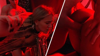 肮脏的妓女得到了她应得的