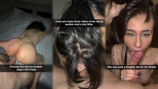 Snapchat 汇编 19 岁的青少年对男朋友的作弊