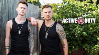 海军猛男翻转乱搞空军 Twink - Blain O'Connor， Cam Steele - 现役