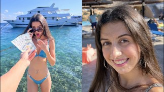 Публичный пикап - Секс за деньги с прекрасной леди , согласилась погулять со спермой на лице