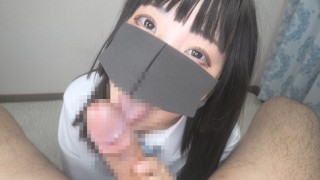 制服ネクタイをした女子〇校生がおちんぽを丁寧になめまわしたら…。口内射精でザーメンを受け止めちゃう💓