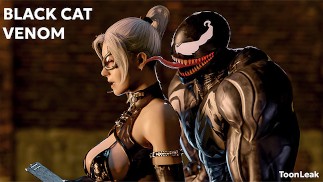 Venom Caught A Black Cat