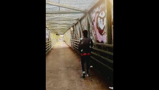 NEW YORK CITY OUTSIDE PUBLIC SOLO FEMALE COSPLAY WALKING NUDE