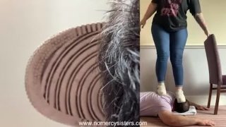 First head trampling with shoes and POV