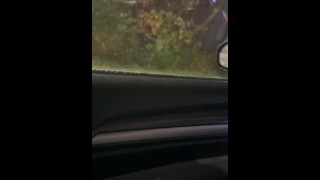 In the Car horny edging my BBC!! • Loud Moaning w/ Dirty talk!!•