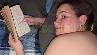 Big booty PAWG reads book while getting close ups of pierced pussy & butthole | MileHiCouple5280