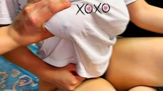 我最好的朋友让自己被触摸，我们很兴奋并且用力做爱 - Candy Luxx ch