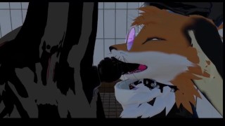 Cobra在浴室里和狐狸做爱