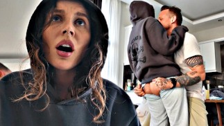 继父惩罚她逃课的！