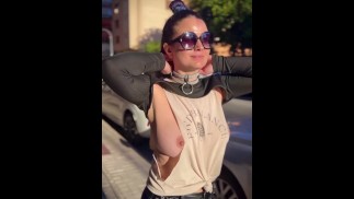 SIDE BOOB! Tits too big for my top! 🔥 Why even wear anything?