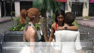 My stepbrother 's wife #37 Bella was teasing John in the fitting room-highlight