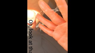 “你知道什么是最好的润滑油吗？-我用过的阴户”HotWife在她整晚操BBC后取笑cuck