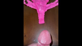 Cumming ALL over panties while watch JOI video.