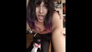 submissive trans after being punished