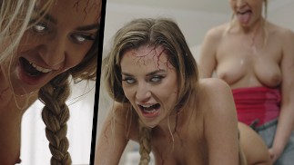 Futanari XXX Parasited - Alien Turns Cherry Kiss into Sex Craving Trans Shemale fucks Blake Blossom