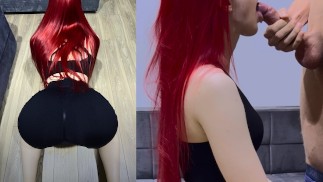 我朋友的男朋友抓住了我做瑜伽，然后把我搞砸了-这一切都以面部结束。